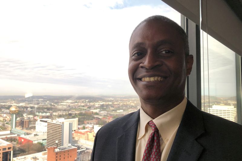 &copy; Reuters. FILE PHOTO: Raphael Bostic President of the Federal  Reserve Bank of Atlanta, poses for a photo in Knoxville