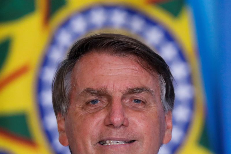 &copy; Reuters. Presidente Jair Bolsonaro