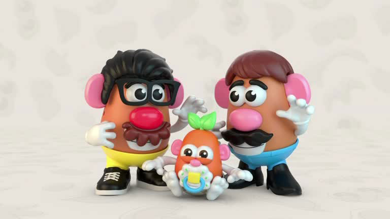© Reuters. Potato Head toys are seen in this undated handout image from video