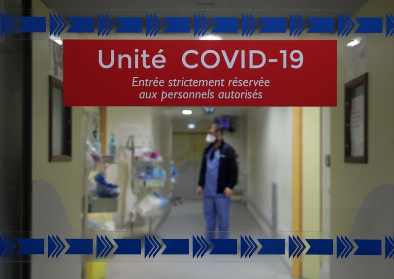&copy; Reuters. Unidade de terapia intensiva do hospital La Timone em Marselha