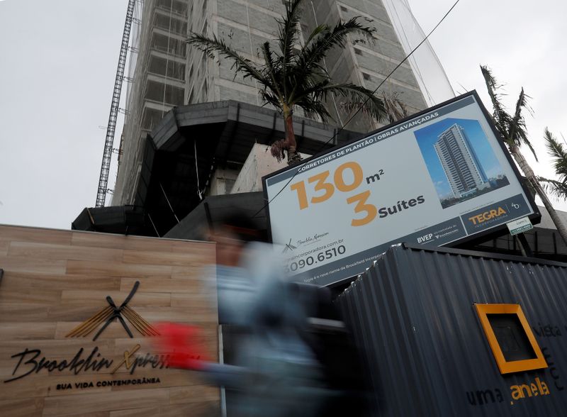 © Reuters. Edifício em construção em São Paulo (SP)