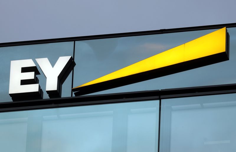&copy; Reuters. Logo of of Ernst &amp; Young is seen in Zurich