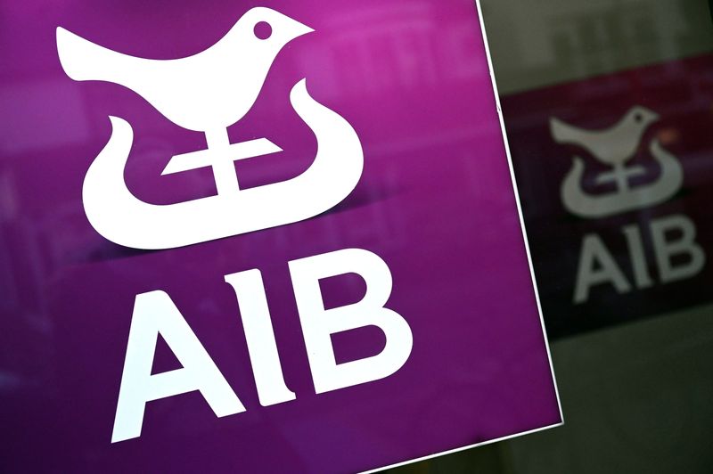 &copy; Reuters. A general view of an AIB (Allied Irish Bank) logo