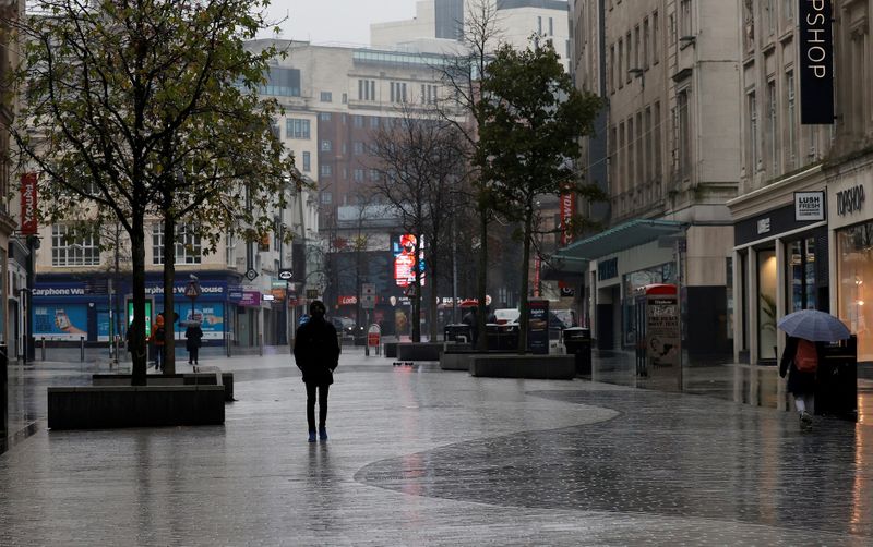 &copy; Reuters. FILE PHOTO: Outbreak of the coronavirus disease (COVID-19) in Liverpool