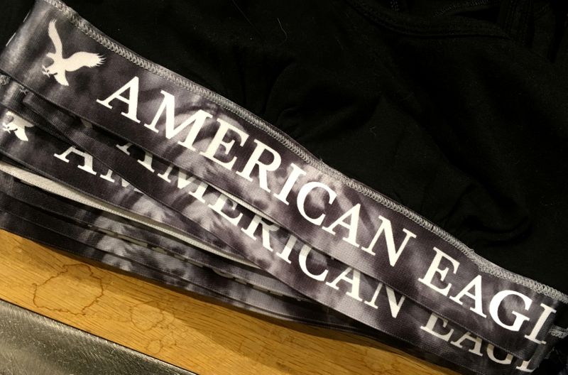 &copy; Reuters. FILE PHOTO: Clothing is seen for sale in an American Eagle Outfitters retail store in Manhattan, New York