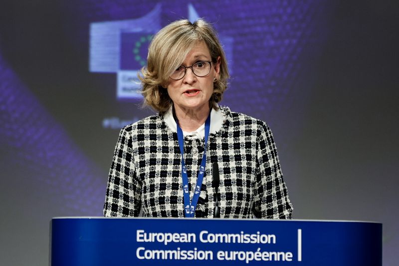 &copy; Reuters. News conference resilience of Europe&apos;s economic and financial system in Brussels