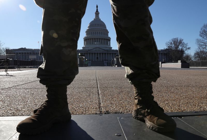 &copy; Reuters. Heightened security at the U.S. Capitol Building in Washington