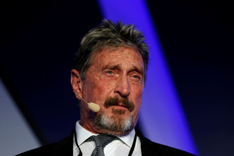 U.S. says John McAfee has been indicted for fraud and money laundering conspiracy crimes