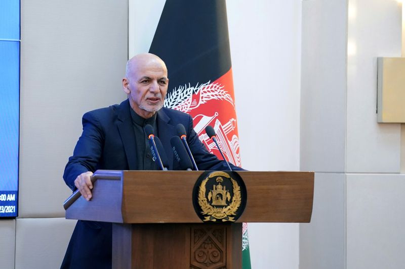 Afghan president says ready to discuss elections to advance talks with Taliban