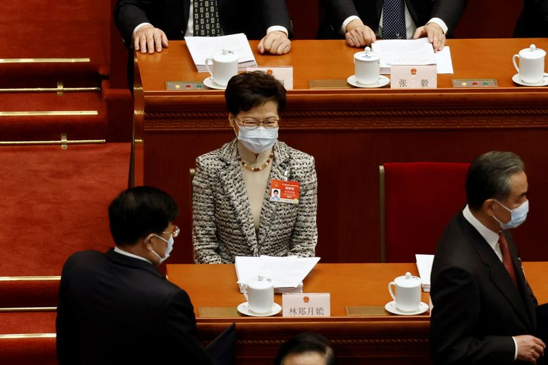 Hong Kong's Lam says electoral reforms to improve ability to self-govern