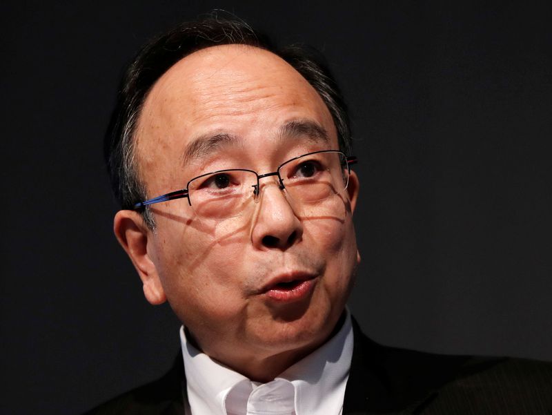 &copy; Reuters. Bank of Japan Deputy Governor Masayoshi Amamiya speaks during a Reuters Newsmaker event in Tokyo