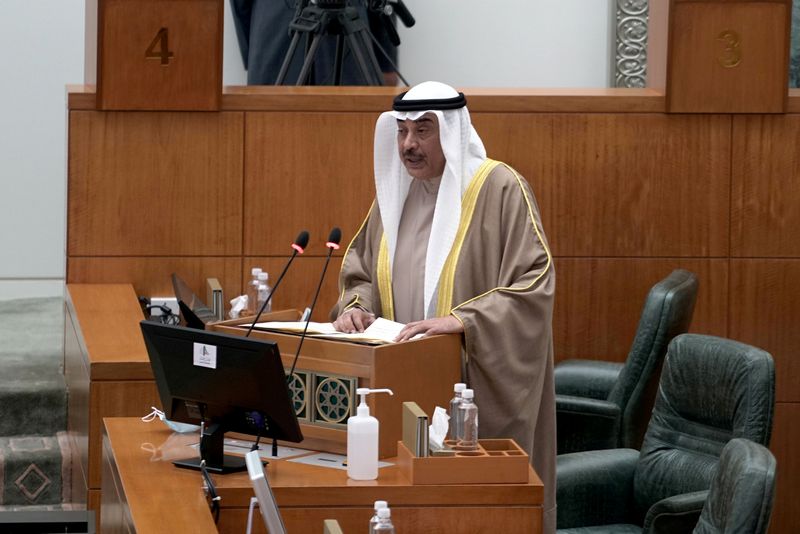 &copy; Reuters. استجواب جديد لرئيس الوزراء الكويتي يعقد المشهد السياسي وقد يعطل العفو عن معارضين