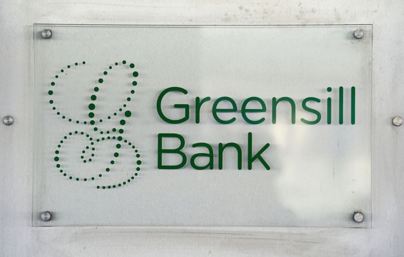 &copy; Reuters. FILE PHOTO: Greensill Bank is pictured in downtown Bremen