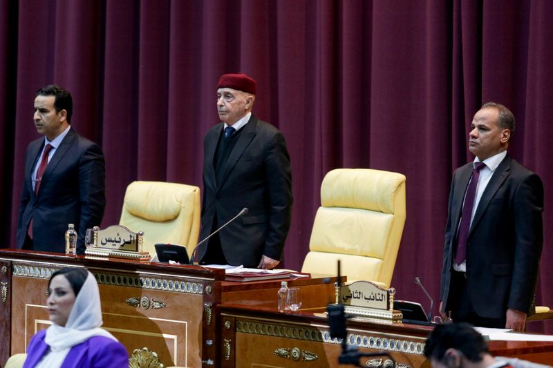 © Reuters. بعد سنوات من الحرب.. البرلمان الليبي ينعقد لمناقشة الحكومة الجديدة