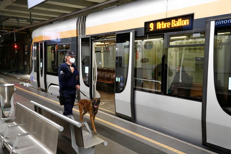 &copy; Reuters. Estação de metrô em Bruxelas