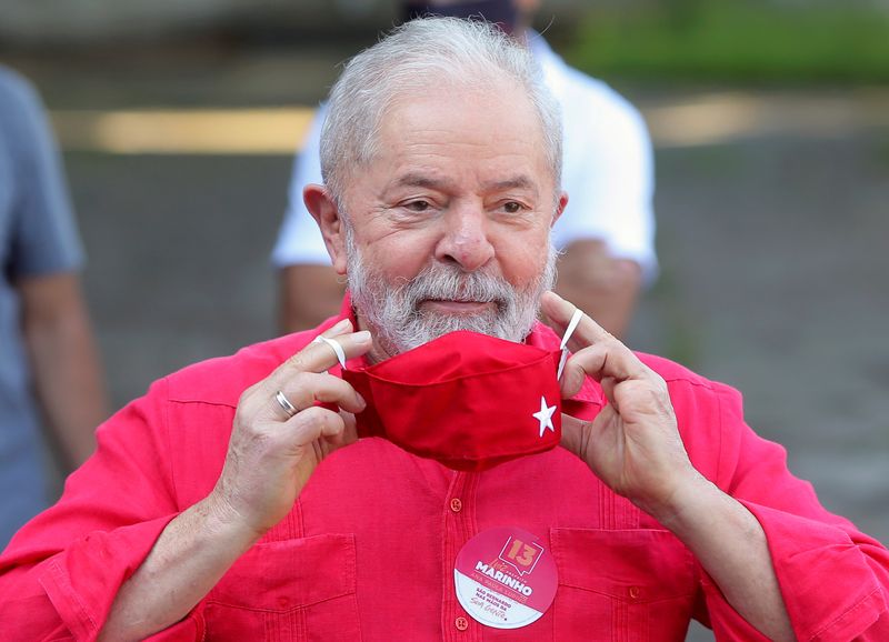 © Reuters. Ex-presidente Luiz Inácio Lula da Silva