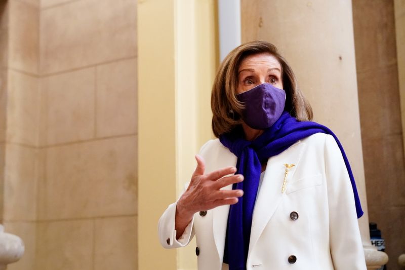 U.S. House will take up Senate's $1.9 trillion coronavirus bill by Wednesday: Pelosi