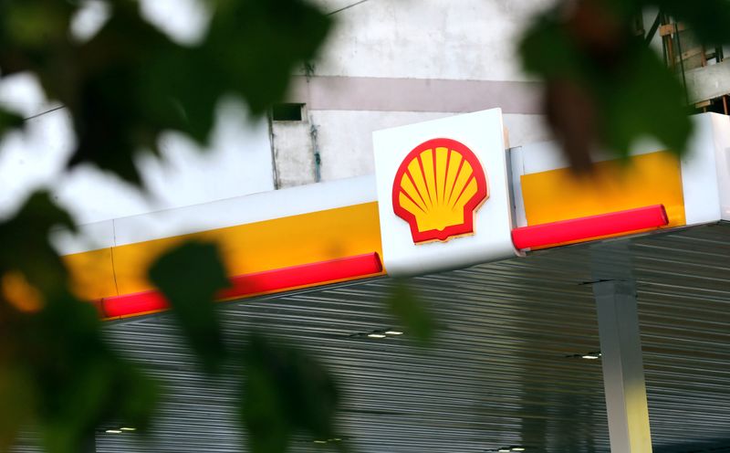 &copy; Reuters. FILE PHOTO: A Shell logo is seen at a gas station in Buenos Aires