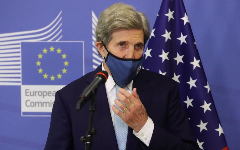 &copy; Reuters. EU Commission visit of US Special Presidential Envoy for Climate John Kerry