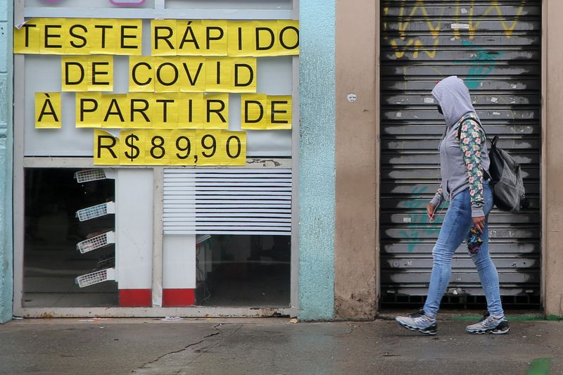 &copy; Reuters. Covid-19 em São Paulo