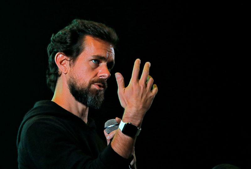 &copy; Reuters. Presidente do Twitter, Jack Dorsey