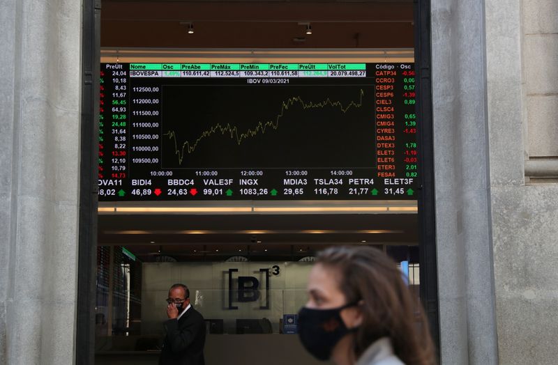 &copy; Reuters. Bolsa de São Paulo