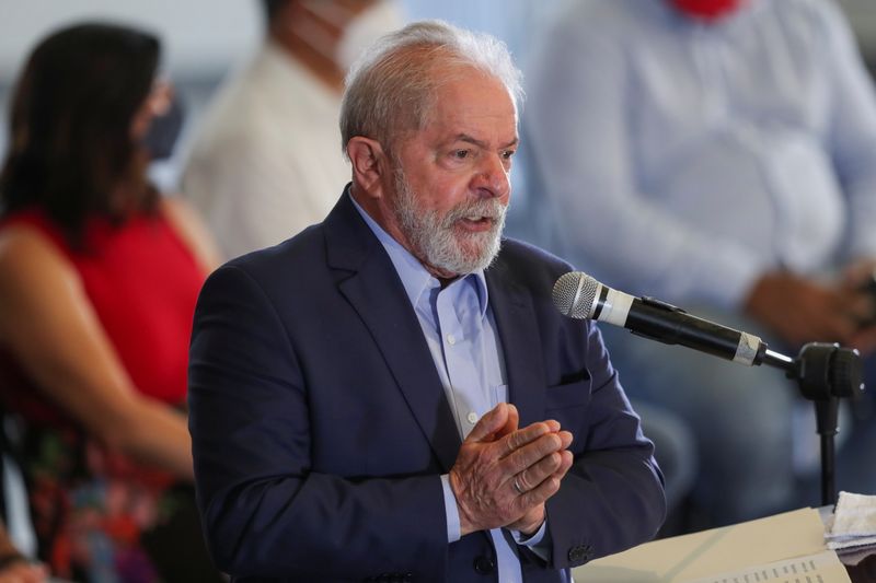 &copy; Reuters. Lula em entrevista em São Bernardo do Campo