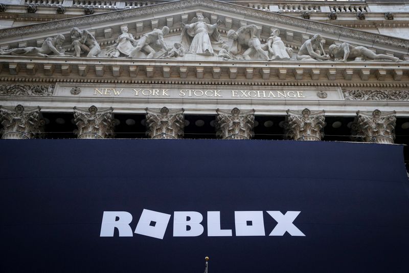 Roblox Gains Steam After Market Debut As Cathie Wood S Ark Picks Up Shares By Reuters - roblox builderman for president free download