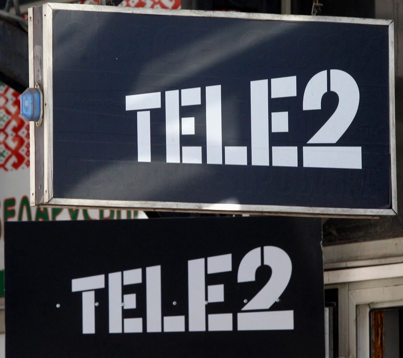 &copy; Reuters. Logo da empresa Tele2