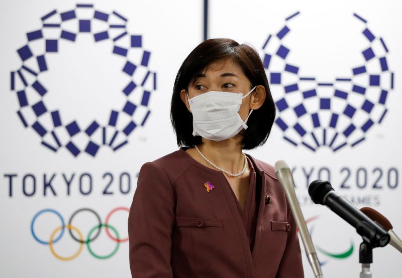 &copy; Reuters. وزيرة الأولمبياد: الفريق الياباني لن يتم تطعيمه بلقاح صيني