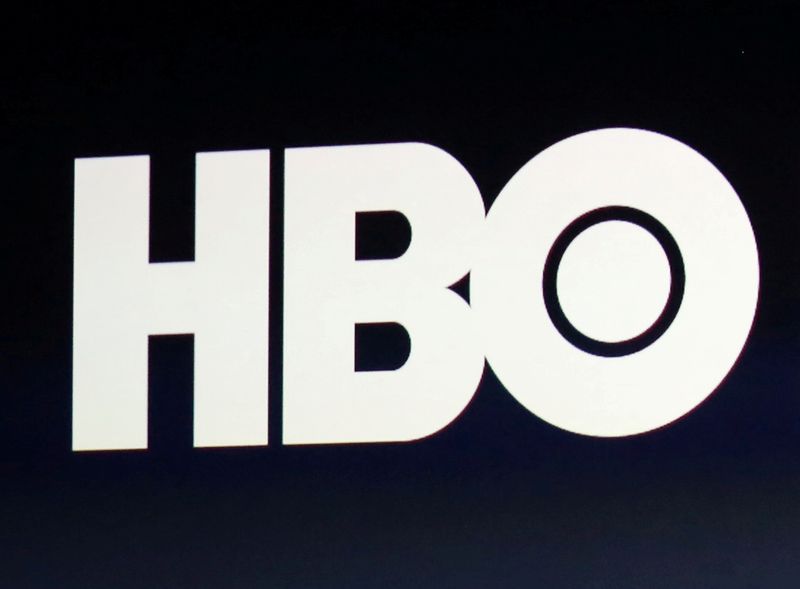 © Reuters. FILE PHOTO: HBO logo is on display during an Apple event in San Francisco