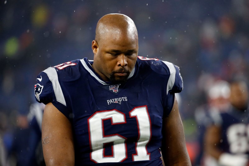 &copy; Reuters. NFL: AFC Wild Card-Tennessee Titans at New England Patriots