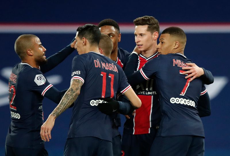 &copy; Reuters. Ligue 1 - Paris St Germain v Nantes