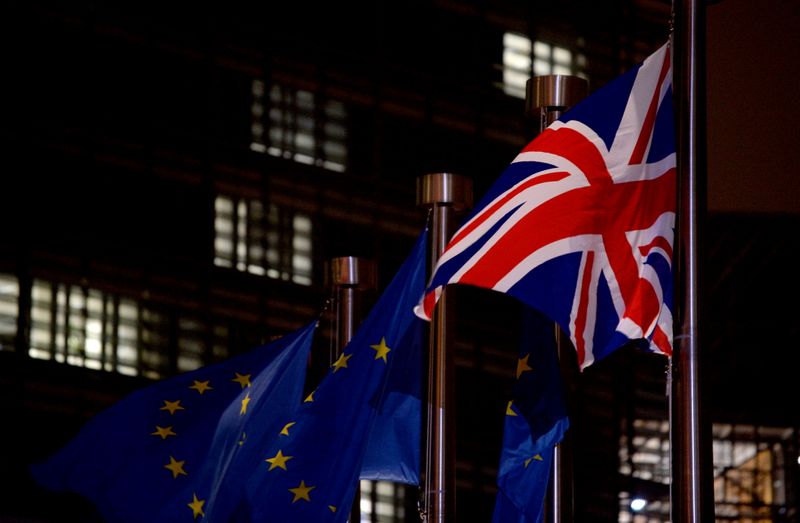 &copy; Reuters. British PM Johnson arrives for a meeting with EU Commission President von der Leyen in Brussels