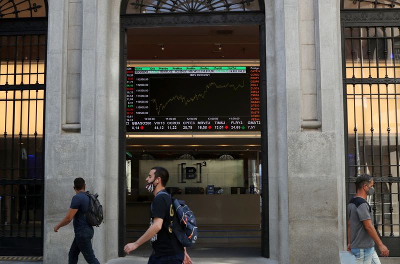 © Reuters. Bolsa de valores de São Paulo