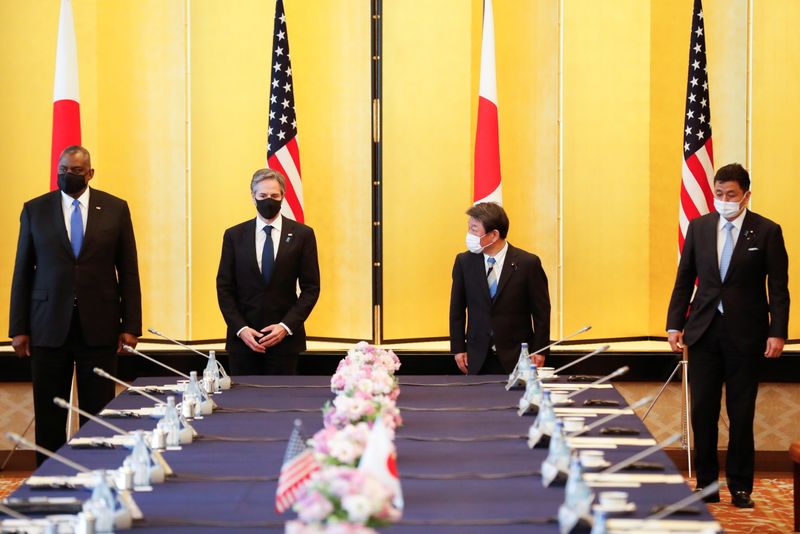 © Reuters. U.S. Secretary of State Antony Blinken visits Japan