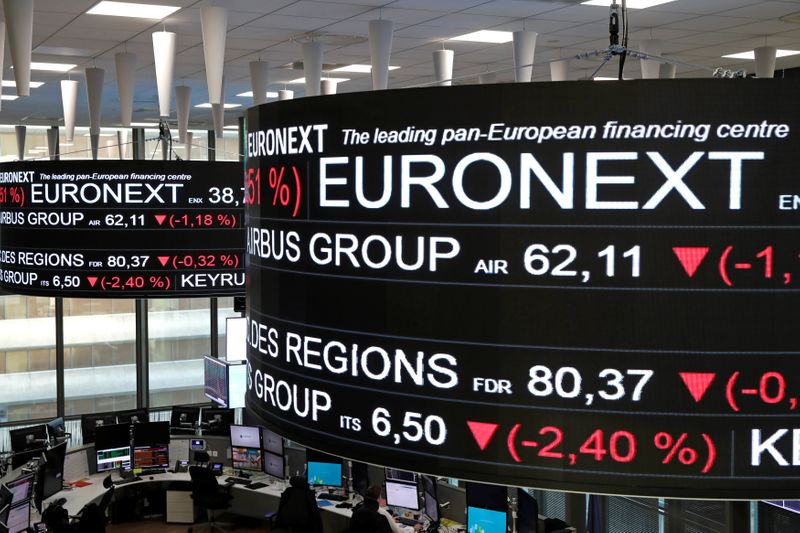 &copy; Reuters. LES BOURSES EUROPÉENNES EN HAUSSE À L&apos;OUVERTURE