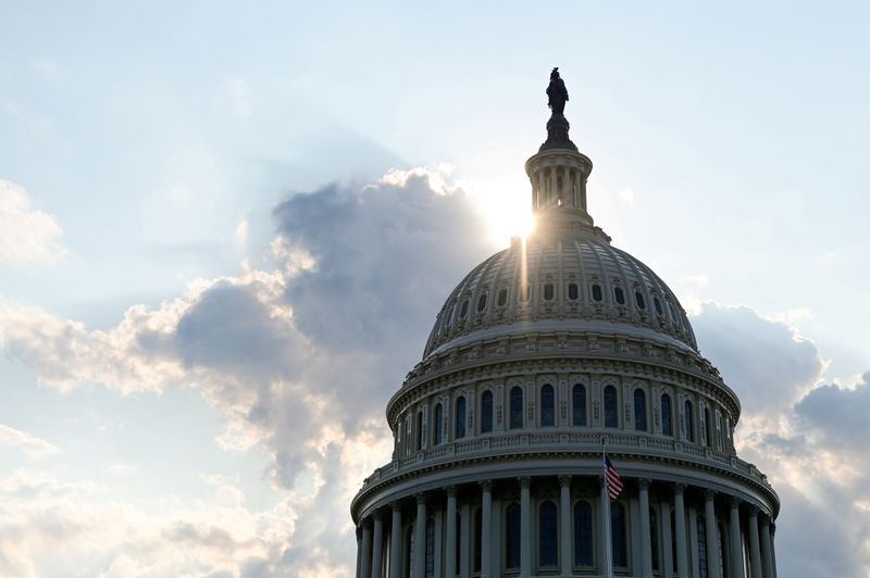 &copy; Reuters. FILE PHOTO: Dome of the U.S. Capitol Building