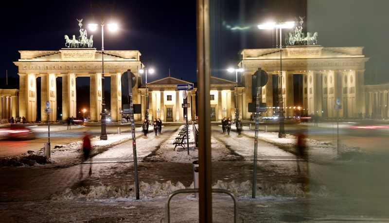 &copy; Reuters. Portão de Brandemburgo, Berlim