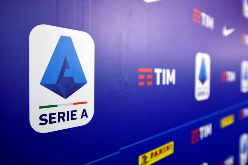 &copy; Reuters. Il logo Serie A a Milano