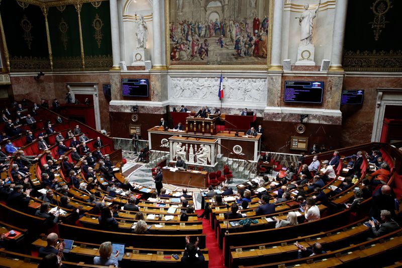 &copy; Reuters. Parlamento da França