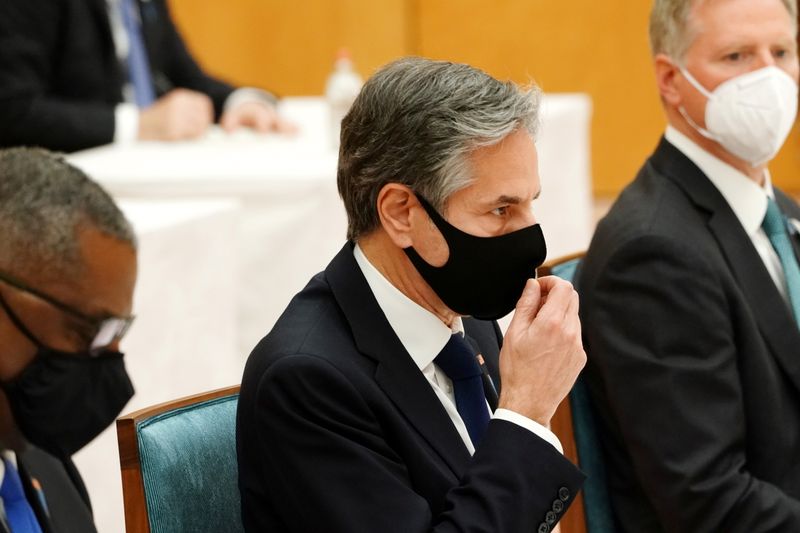 &copy; Reuters. FILE PHOTO: U.S. Secretary of State Antony Blinken visits Japan