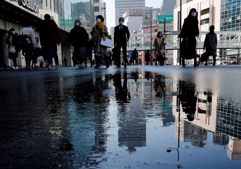 &copy; Reuters. FILE PHOTO: Coronavirus disease (COVID-19) outbreak in Tokyo