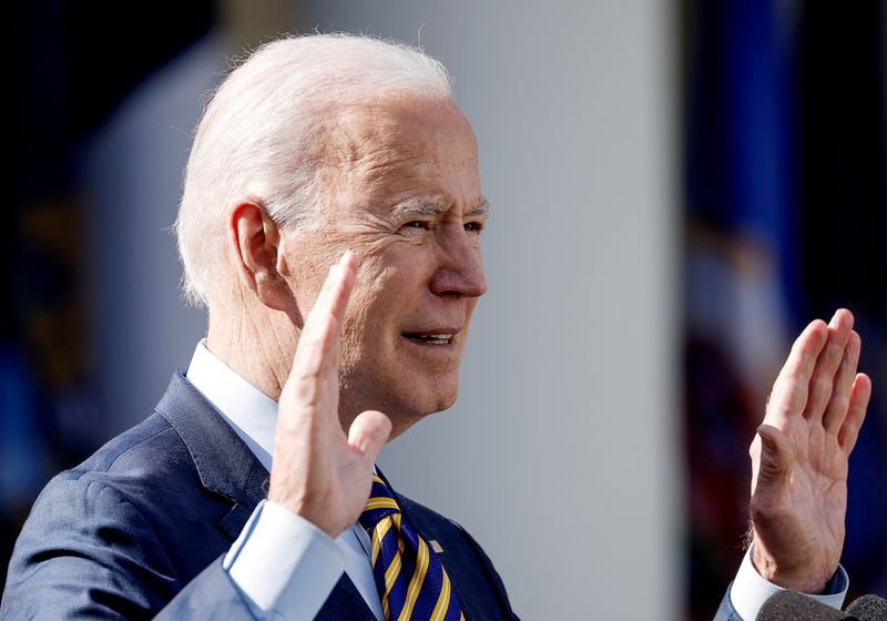 &copy; Reuters. Presidente dos EUA, Joe Biden, em Washington