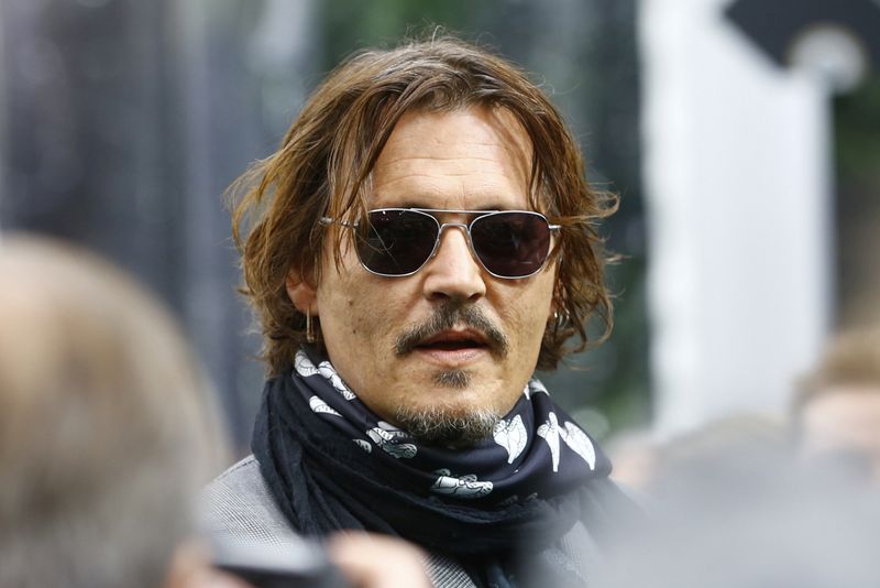 &copy; Reuters. Actor Depp talks to the media at the 16th Zurich Film Festival in Zurich