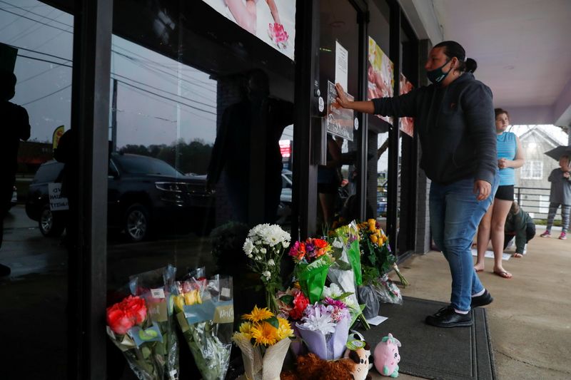 &copy; Reuters. アングル：アトランタ銃撃でアジア系住民に動揺、憎悪犯罪増加を懸念