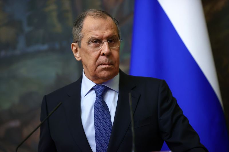 &copy; Reuters. لافروف: روسيا تأسف لأن المحادثات الأفغانية في الدوحة لم تسفر عن تقدم
