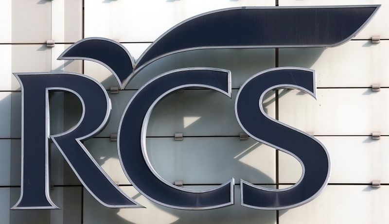 &copy; Reuters. Il logo RCS MediaGroup S.p.A. a Milano
