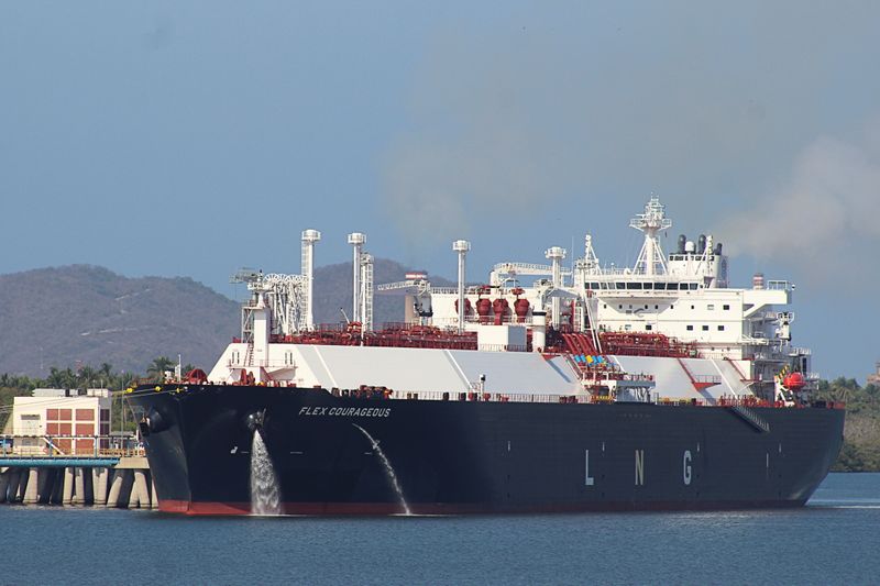 &copy; Reuters. Embarcação que transporta gás natural liquefeito