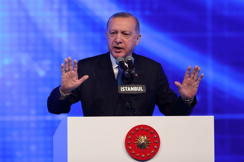 &copy; Reuters. الرئيس التركي أردوغان: تصريحات بايدن عن بوتين &quot;غير مقبولة&quot;